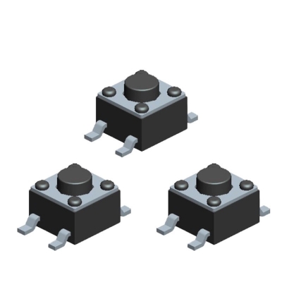 厂销轻触开关4.5*4.5*4.5贴片耐温4脚贴片按键开关微型开关